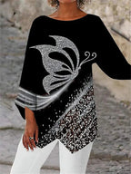 TALLULAH™ | ELEGANT CREW NECK TOP