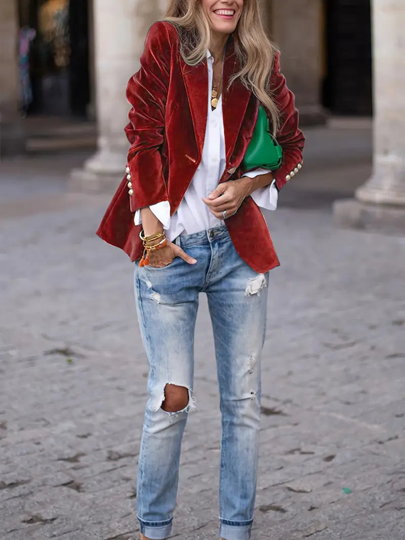 VALÉRIA™ VELVET BLAZER