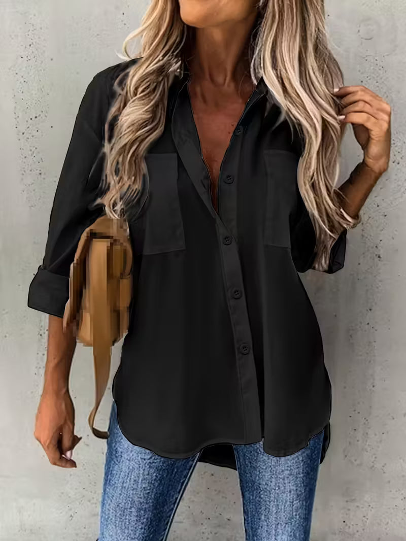 MARLEY™ | CASUAL LONG SLEEVE BUTTON-UP SHIRT