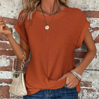 SAVANNAH™ | ELEGANT BLOUSE WITH CREW NECK